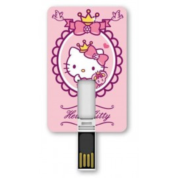 Tribe Hello Kitty 8ГБ USB 2.0 Type-A Розовый, Белый USB флеш накопитель