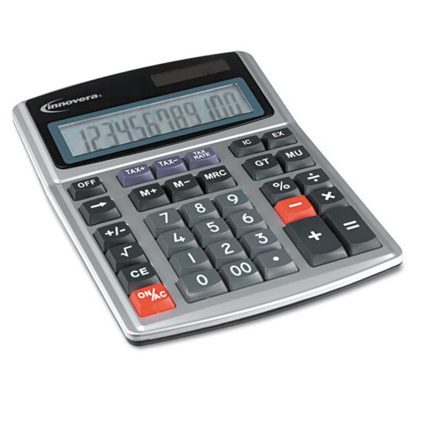 Innovera IVR15971 Desktop Basic calculator Silver calculator