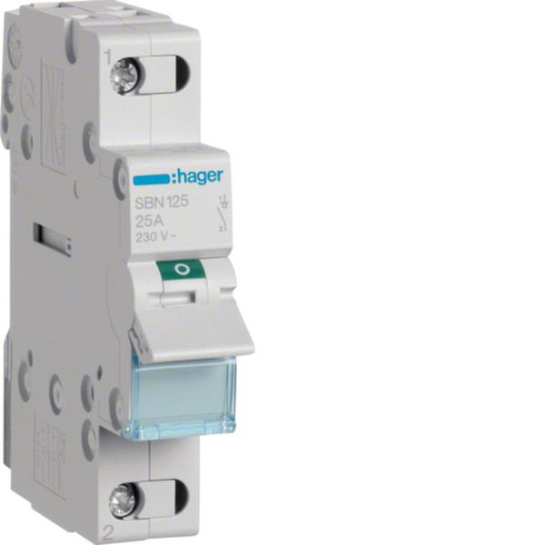 Hager SBN125 1P circuit breaker