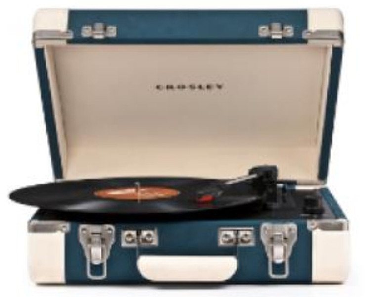 Crosley CR6019A-TL Direct drive audio turntable Blue audio turntable