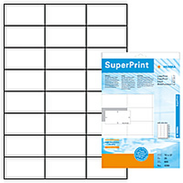 HERMA Etiket SuperPrint 4390 wit 600pc(s) self-adhesive label