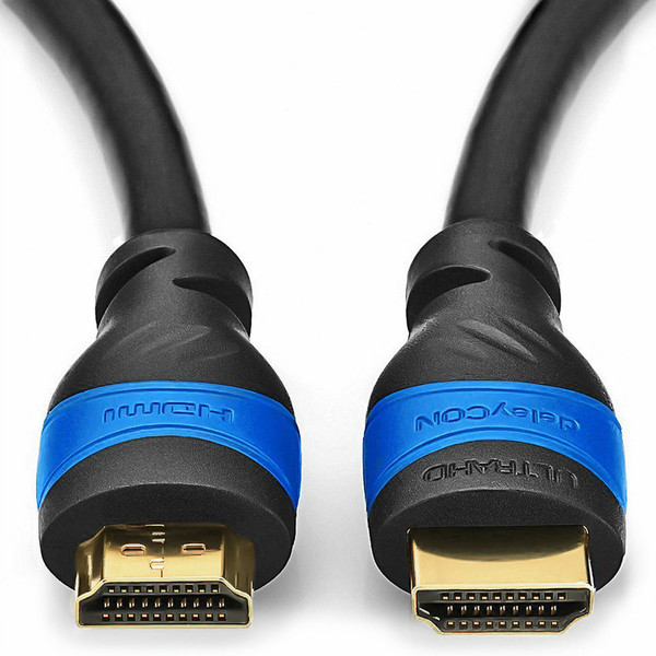 deleyCON MK-MK07 10m HDMI HDMI Black,Blue