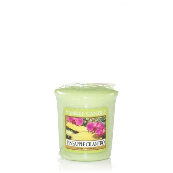 Yankee Candle 1174268E Круглый Цитрус, Кокос, Ананас Зеленый 1шт восковая свеча