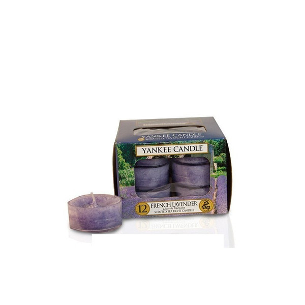 Yankee Candle 1172086E Круглый Лаванда Фиолетовый 12шт восковая свеча