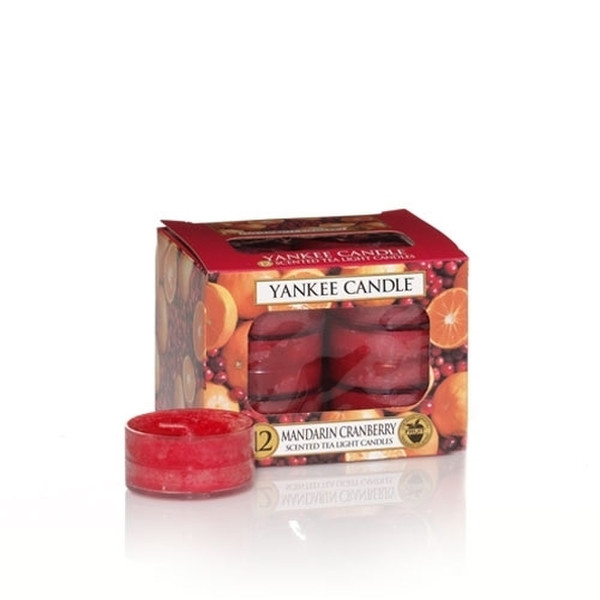 Yankee Candle 1065595 Round Cranberry Red 1pc(s) wax candle