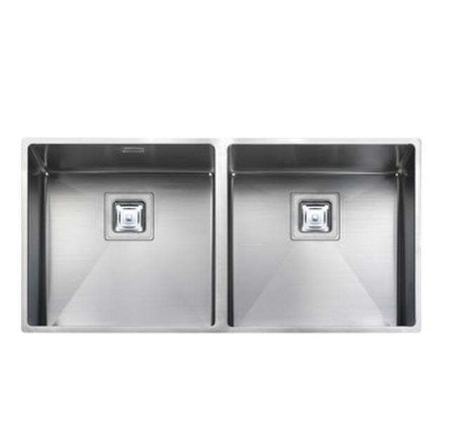 Rangemaster KUB4040/ Undermount kitchen sink Rectangular Stainless steel