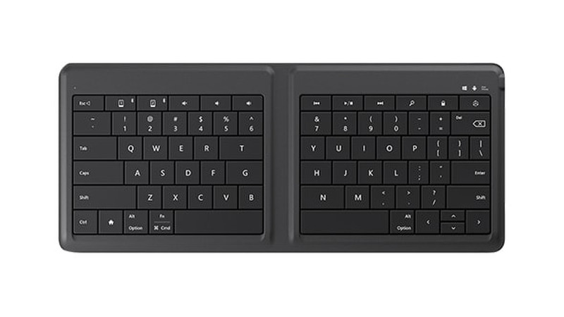 Microsoft Universal Foldable Keyboard Bluetooth Итальянский Древесный уголь клавиатура для мобильного устройства