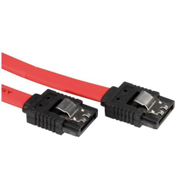 Nilox SATA - SATA, 0.5m 0.5м SATA III 7-pin SATA III 7-pin Черный, Красный кабель SATA