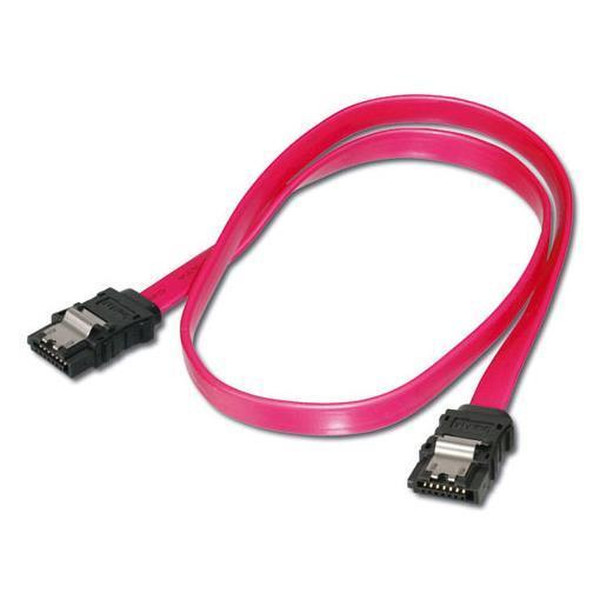 Nilox SATA - SATA, 1m 1м SATA 7-pin SATA 7-pin Красный кабель SATA
