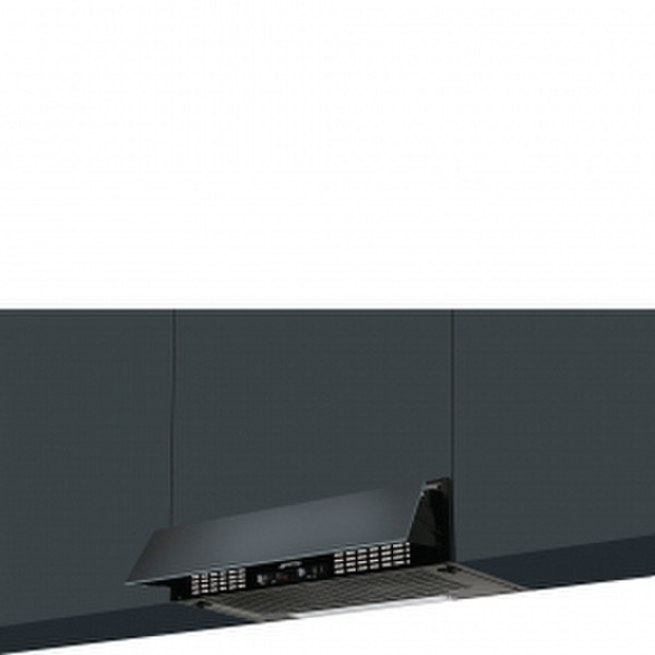 Smeg KSEIR62E Semi built-in (pull out) 175m³/h E Black cooker hood