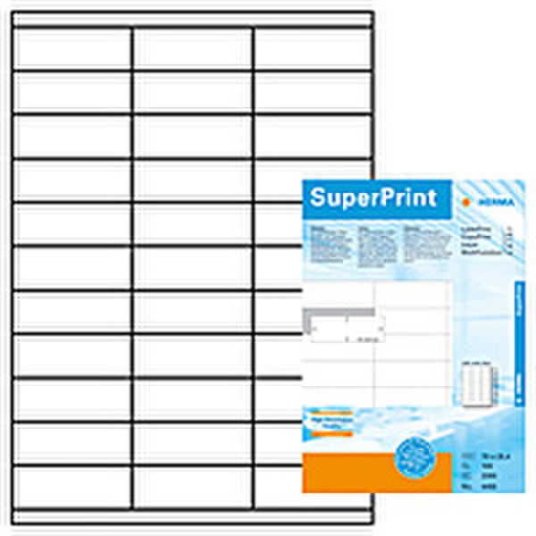 HERMA Etiket SuperPrint 4455 3300шт самоклеящийся ярлык