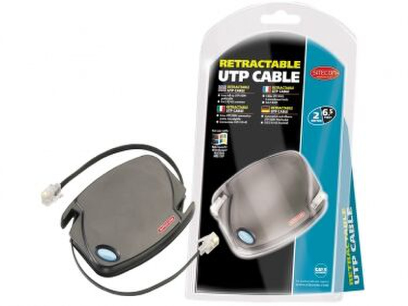 Sitecom Retractable UTP Cable 1.8m Netzwerkkabel