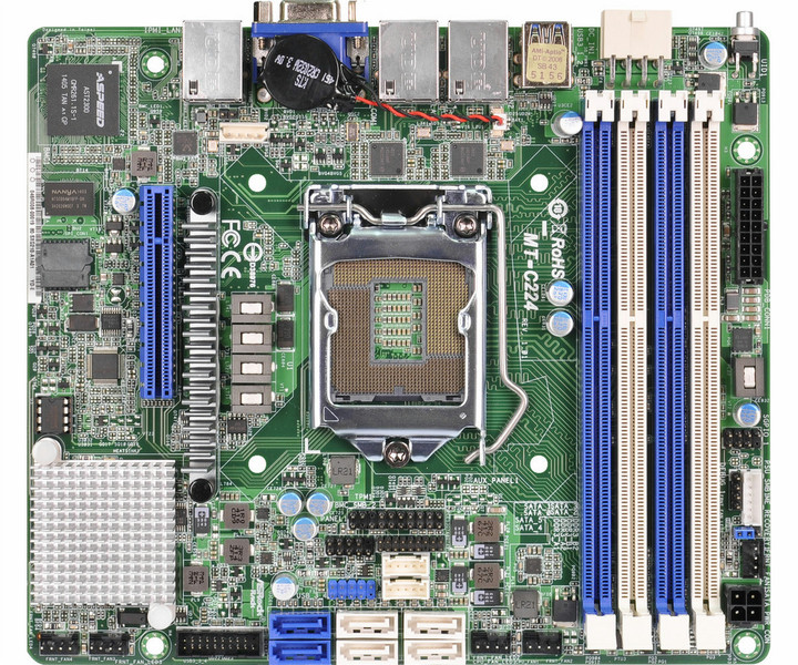 Asrock MT-C224 Intel C224 Socket H3 (LGA 1150) Mini ITX Server-/Workstation-Motherboard
