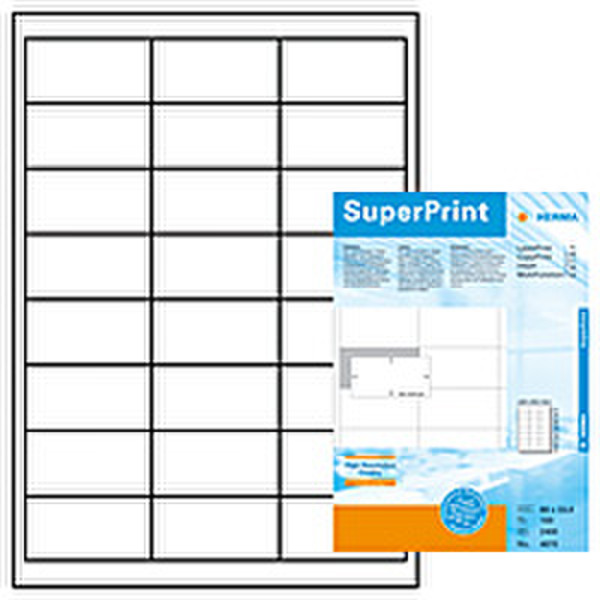 HERMA Etiket SuperPrint 4670 2400шт самоклеящийся ярлык