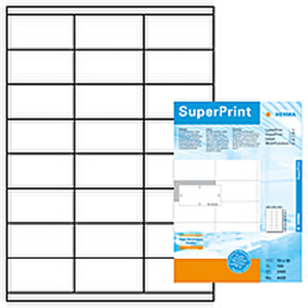 HERMA Etiket SuperPrint 4429 2400шт самоклеящийся ярлык