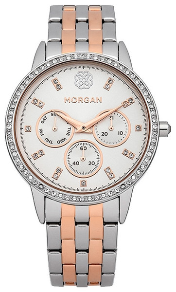 Obris Morgan M1218SRGM Armbanduhr Weiblich Quarz Edelstahl Uhr