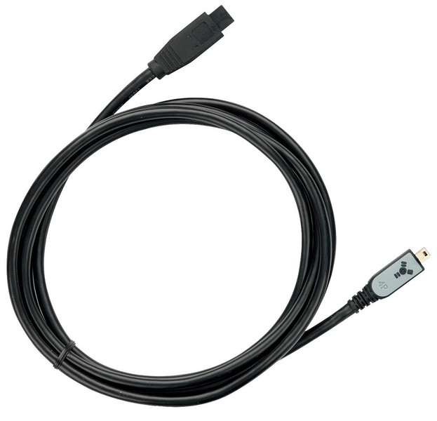 Sitecom Firewire 800 Cable 9/4-pin - 1.8m 1.8m Black firewire cable
