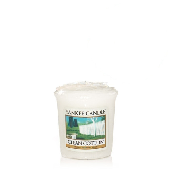 Yankee Candle 1016719E Rund Blume, Zitrone Weiß 1Stück(e) Wachskerze