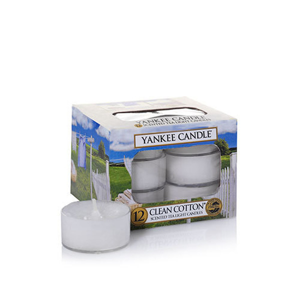 Yankee Candle 1016718 Круглый Цветок, Лемон Белый 12шт восковая свеча