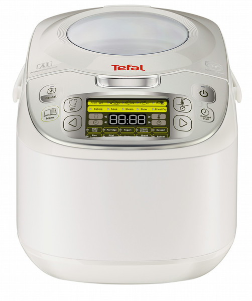 Tefal RK8121 1.8L 750W Silver,White multi cooker
