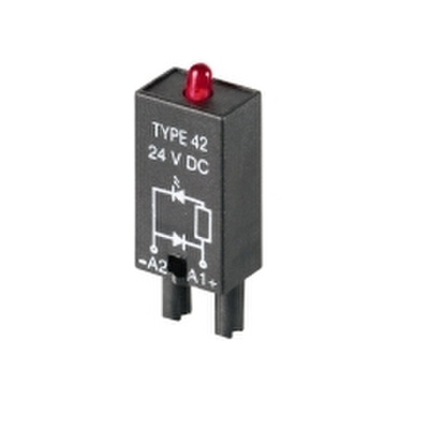 Weidmüller RIM 4 6/24VUC Black electrical relay