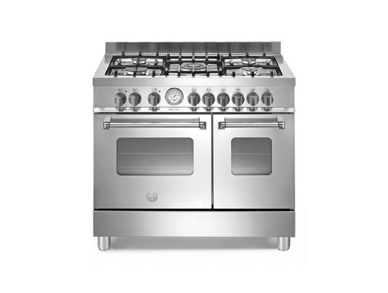 Bertazzoni AD90 5 MFE XE Отдельностоящий Gas hob Нержавеющая сталь кухонная плита