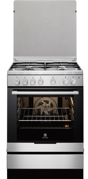 Electrolux EKK6130AOX Freestanding Gas hob A Stainless steel cooker