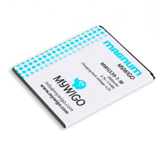 MyWiGo 53914025 Lithium-Ion 2000mAh 3.7V rechargeable battery