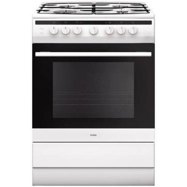 Amica 608GG5Ms(W) Freistehend Gas hob A Weiß