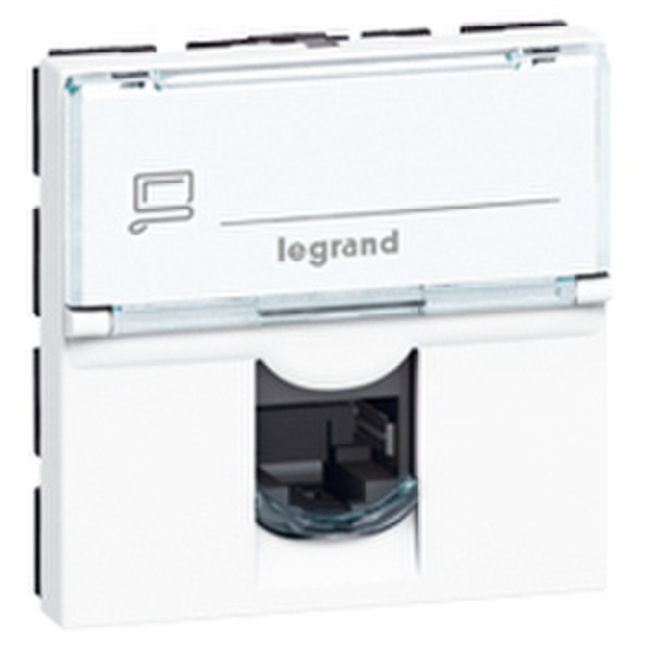 Legrand 0 765 64 RJ-45 Белый розетка