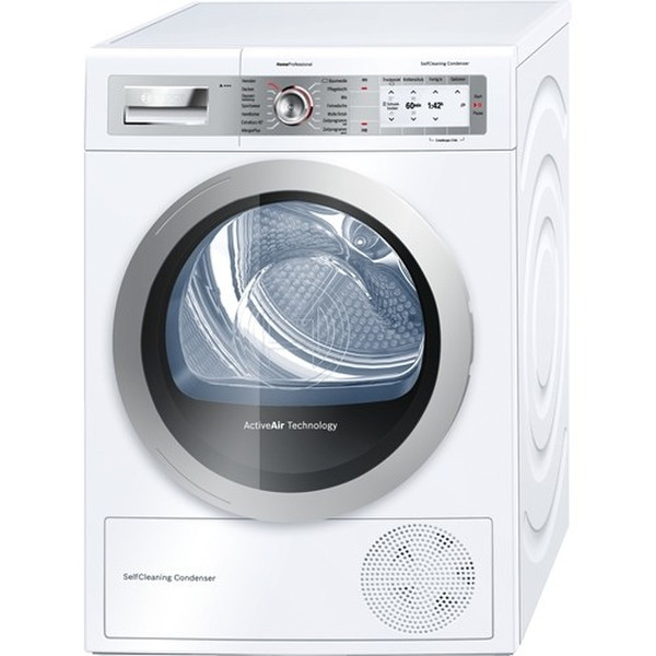 Bosch HomeProfessional WTY877W0 freestanding Front-load 8kg A+++ White tumble dryer