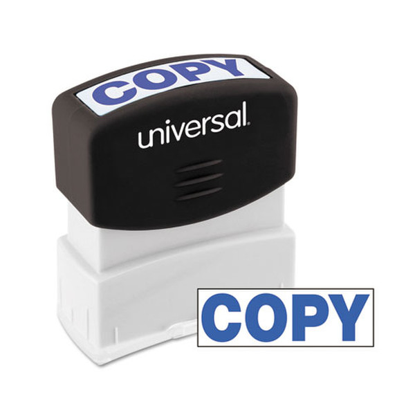 Universal UNV10047 Pre-Inked Message stamp business stamp