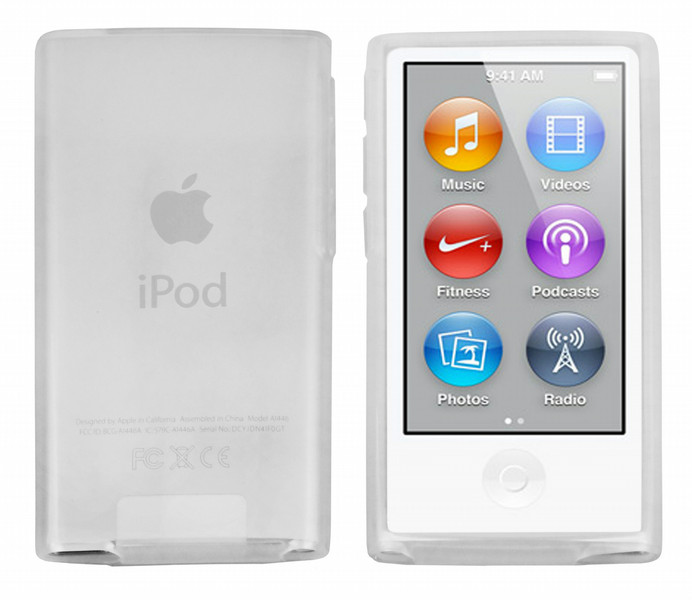 mumbi 812-IPOD-NANO Cover Transparent,White MP3/MP4 player case