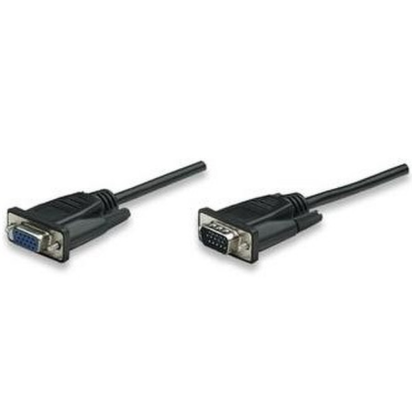 Ewent EW-110200-050-N-P 5m VGA (D-Sub) VGA (D-Sub) Black VGA cable