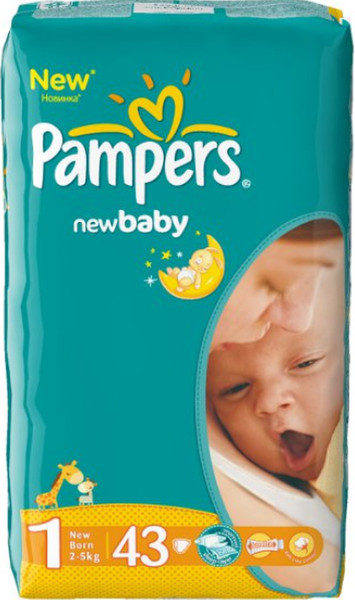 Pampers New Baby , 1, 2 - 5 kg 1 43Stück(e)