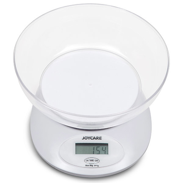 Joycare JC-1426W Electronic kitchen scale Прозрачный, Белый кухонные весы