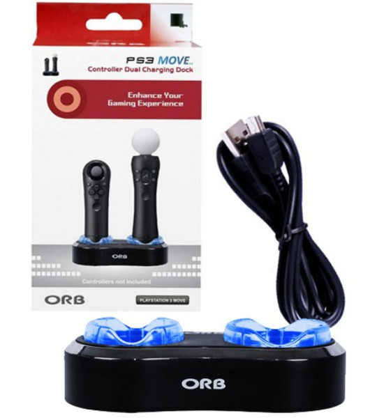 ORB Dual Charging Dock for Motion and Navigation Controller, PS3