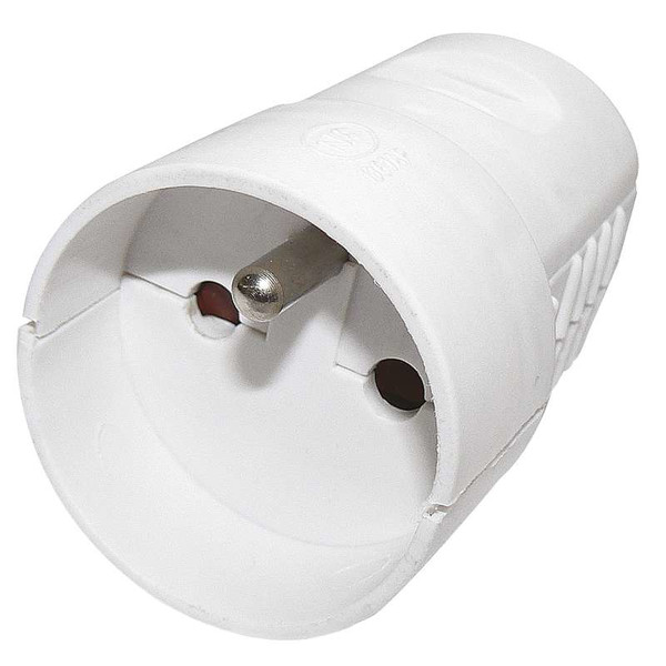 Emos P0042 White socket-outlet