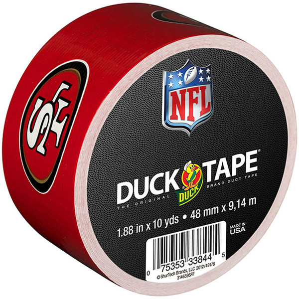 Duck San Francisco 49ers 9.144м Красный 1шт канцелярская/офисная лента