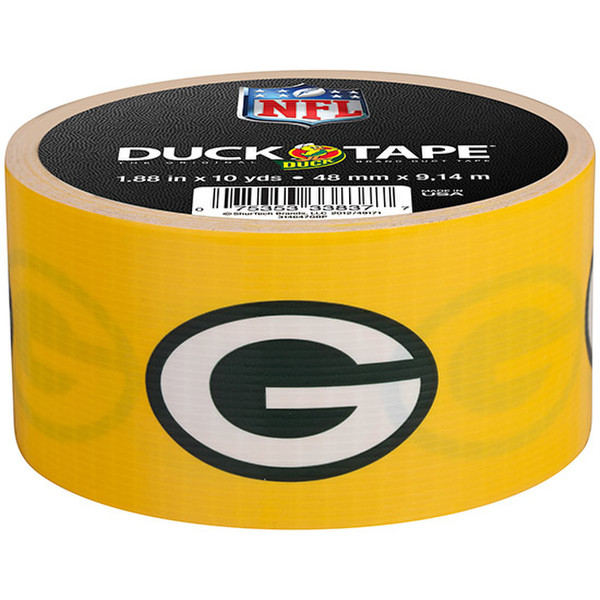 Duck Green Bay Packers 9.144м Желтый 1шт канцелярская/офисная лента