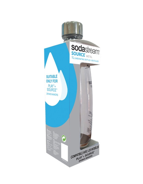 SodaStream 2260747 1000мл Металлический, Прозрачный бутылка для питья