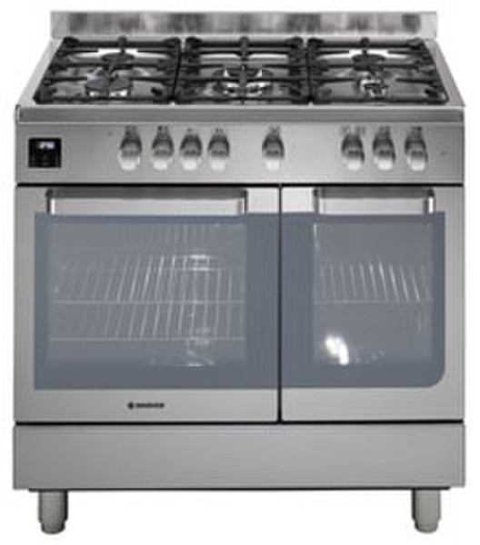 Hoover HGD9395IX Freestanding Gas hob A Stainless steel