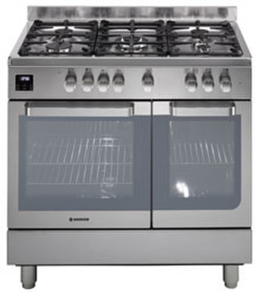 Hoover HGD9395IX Freistehend Gas hob A Edelstahl