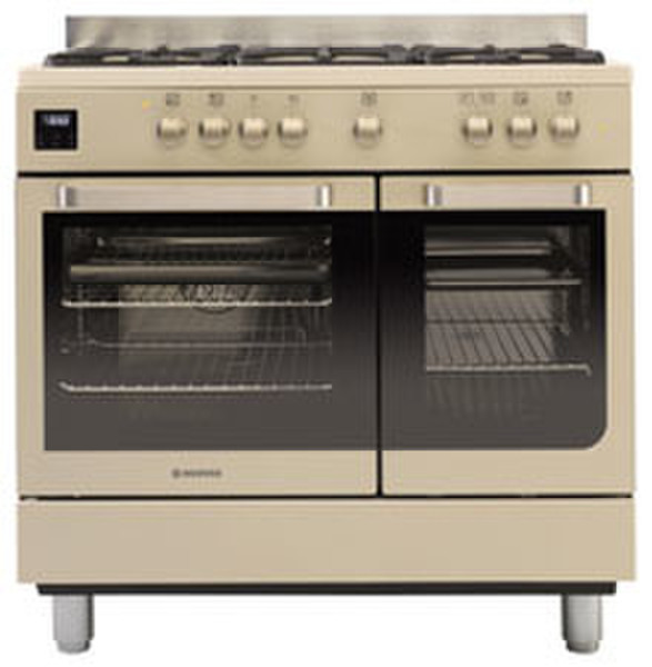 Hoover HGD9395IV Freestanding Gas hob A Ivory