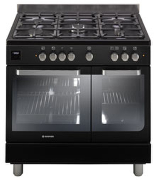 Hoover HGD9395BL Freistehend Gas hob A Schwarz