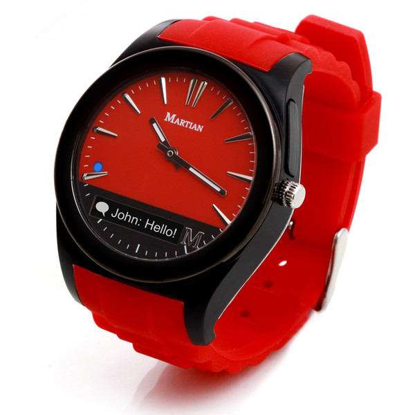 Martian Watches Notifier OLED 226.8г Черный, Красный умные часы