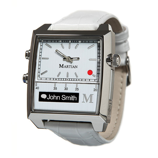 Martian Watches Passport OLED 226.8g Silver,White smartwatch