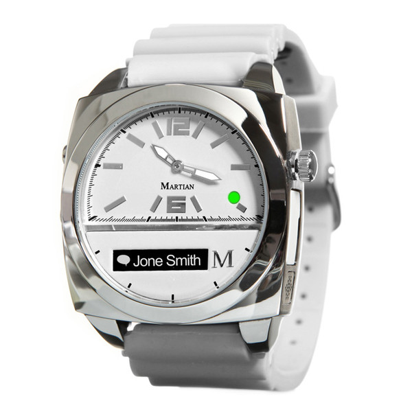 Martian Watches Victory OLED 226.8g Silver,White smartwatch