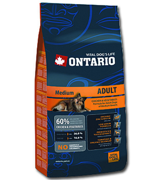 Ontario 214-0013 2.5kg Adult Chicken Hundetrockenfutter