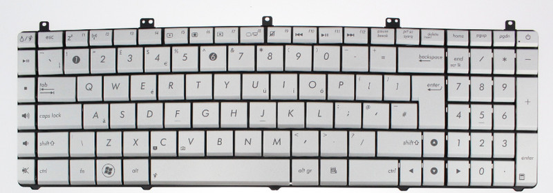 ASUS 0KNB0-7201WB00 Keyboard запасная часть для ноутбука